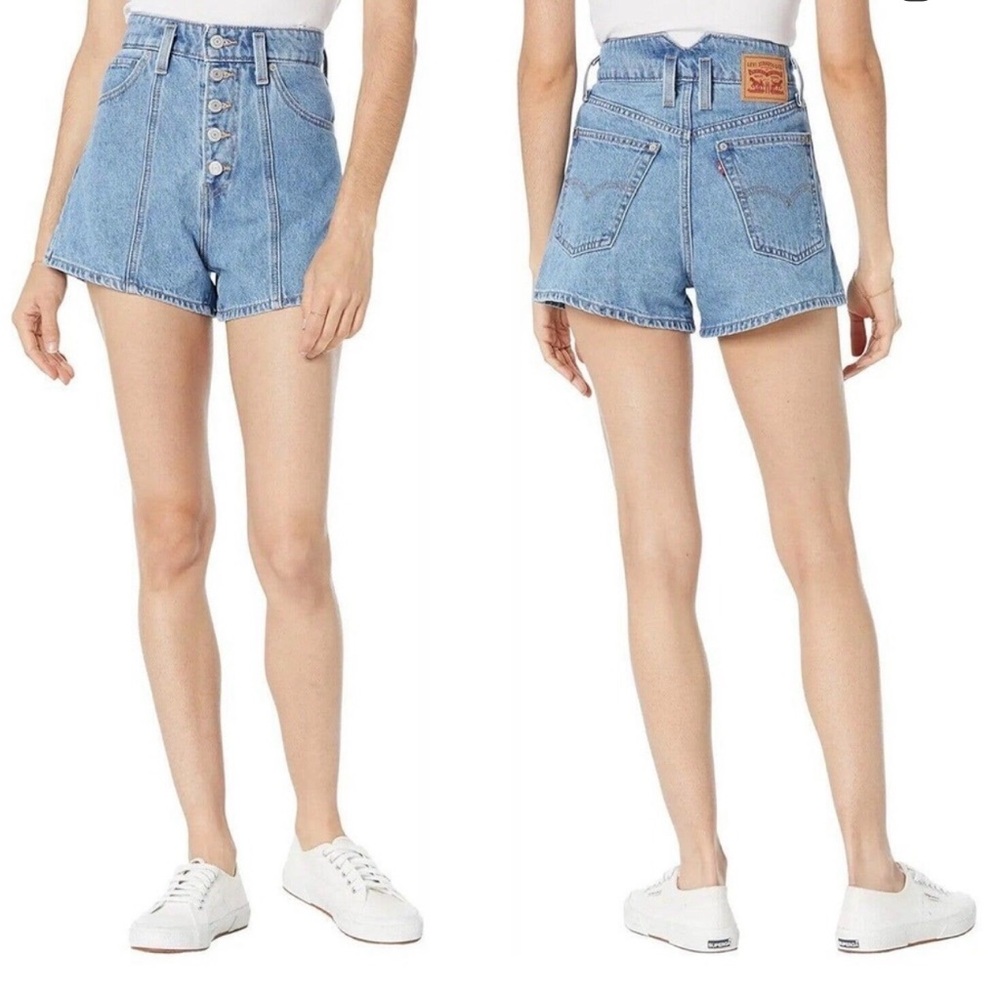 Levi's Women's Notch High Waisted Mom Short, Size 31